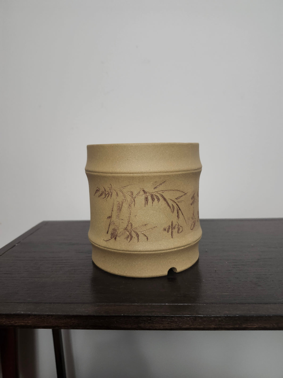 5"  Cascade Bonsai Pot Unglazed