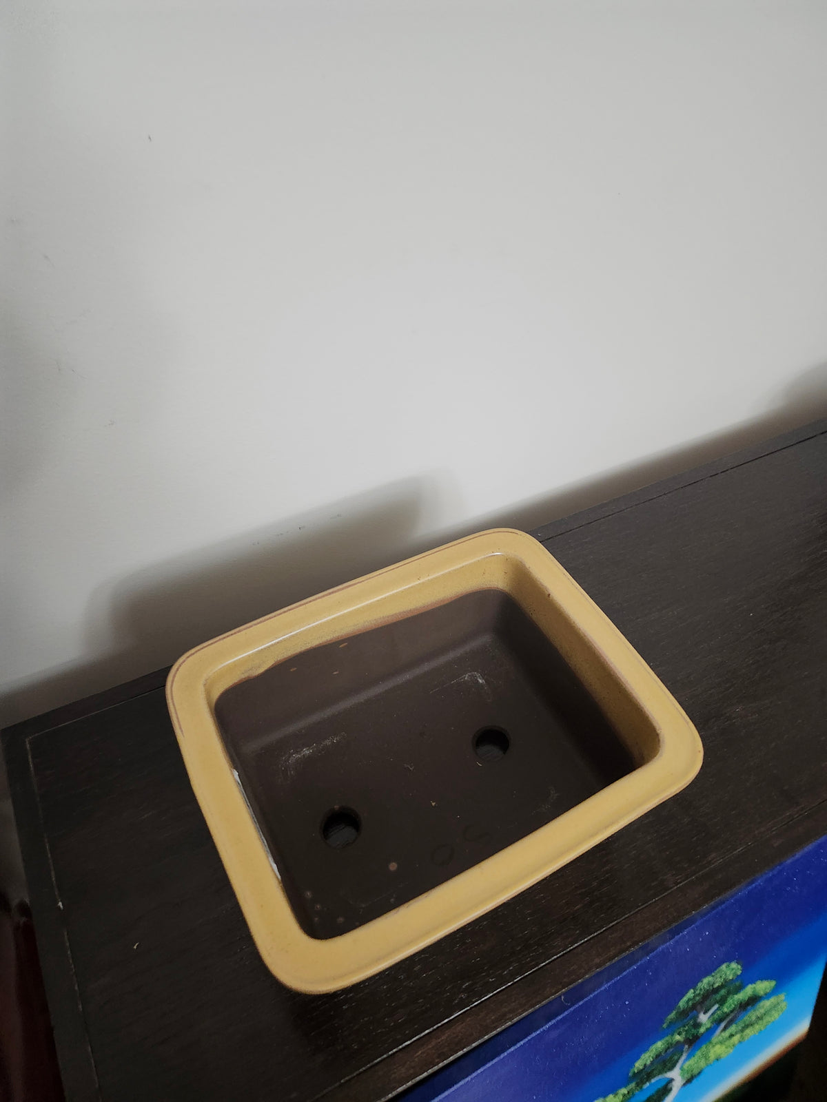 8" Japanese rectangular mustard pot