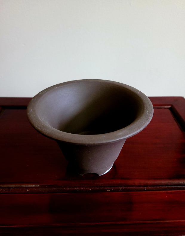 Unglazed Round Cascade Japanese pot