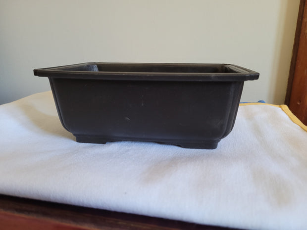10" plastic rectangular trainer Bonsai Pot