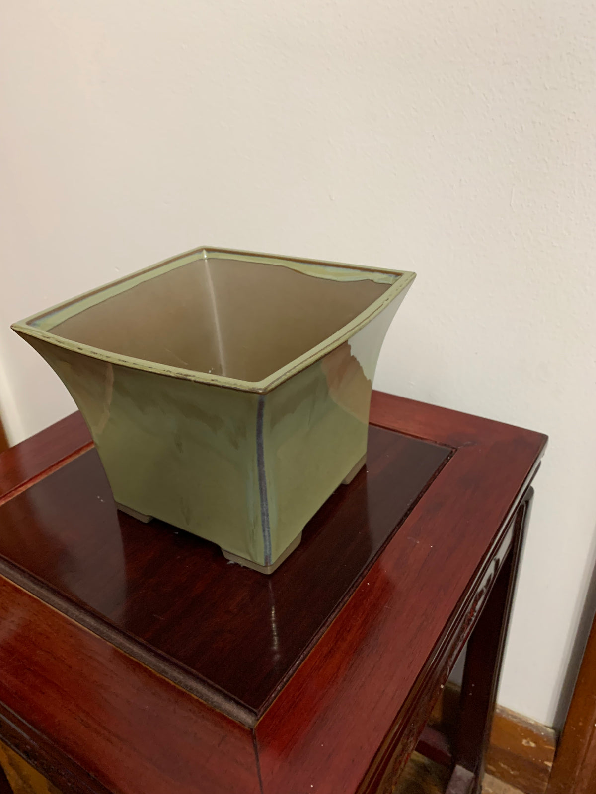 Fluted Japanese Cascade Bonsai Pot