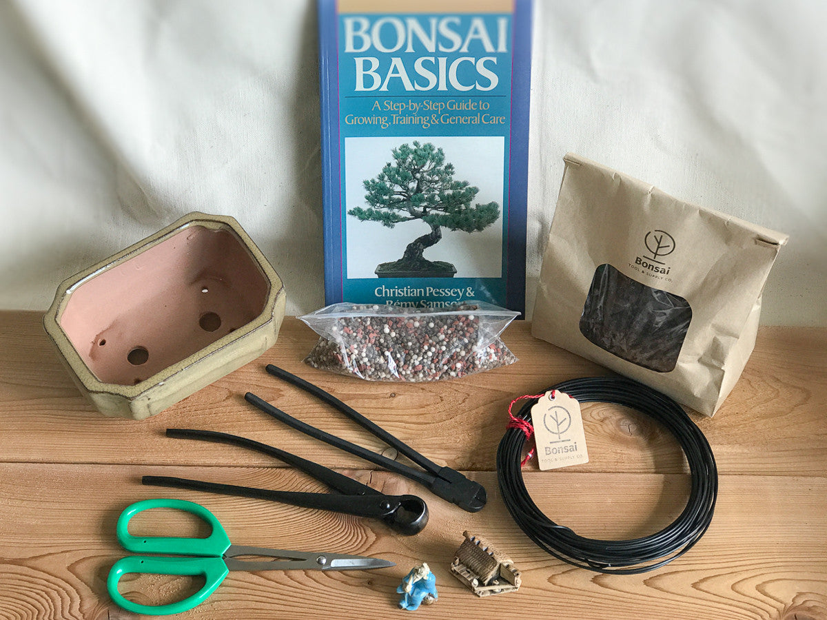 Gift set for bonsai 